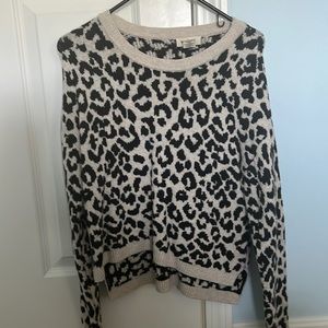Leopard print sweater